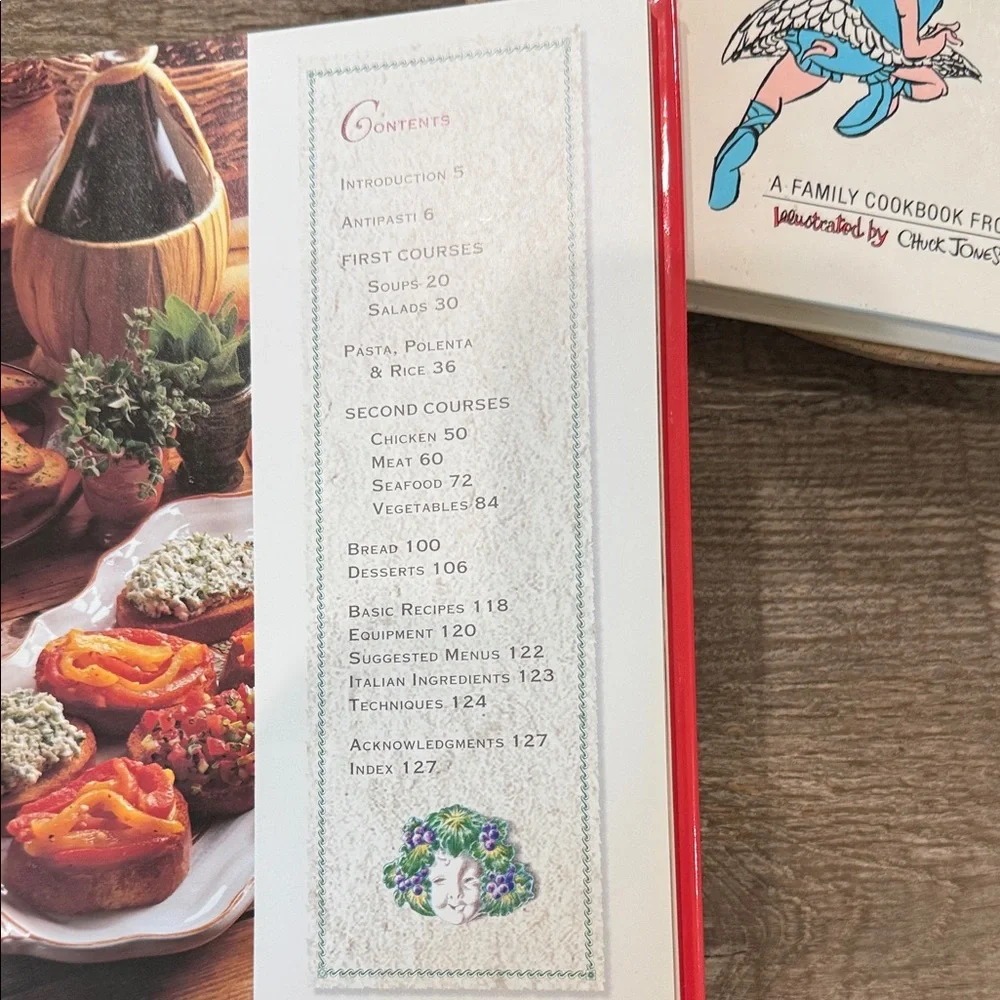 Williams Sonoma Simple Italian Cooking Cookbook - Orange and Red Cover